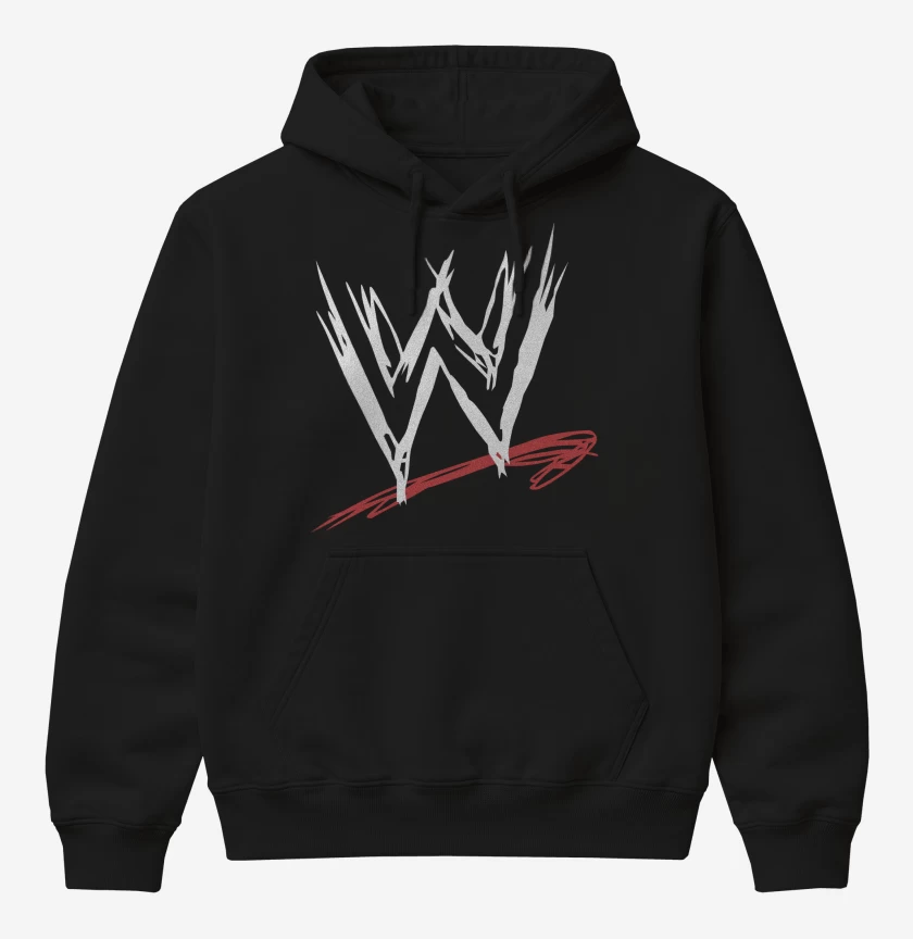 Poleron Canguro básico Negro de WWE 