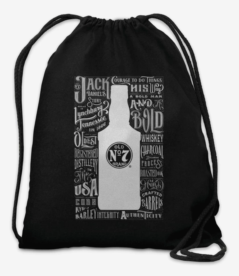 Mochila Negro de Jack daniels n 7