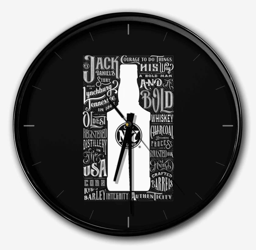 Reloj Negro de Jack daniels n 7