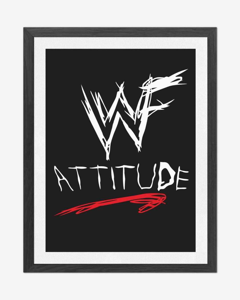 Cuadro decorativo WWF Attitude Era