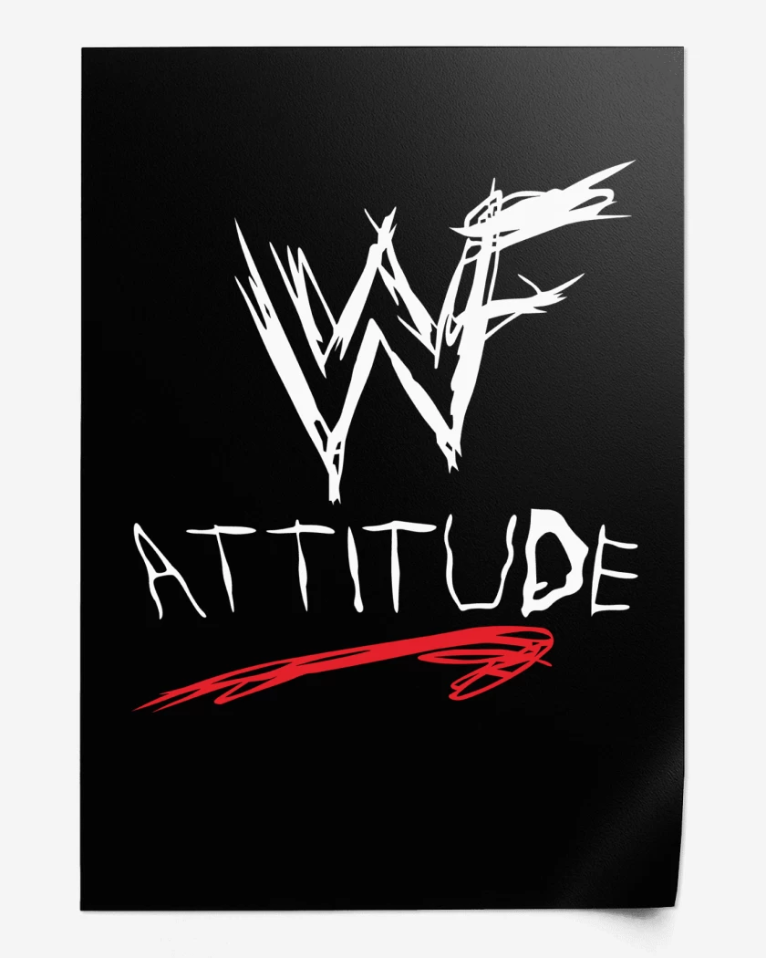 Print Negro de WWF Attitude Era