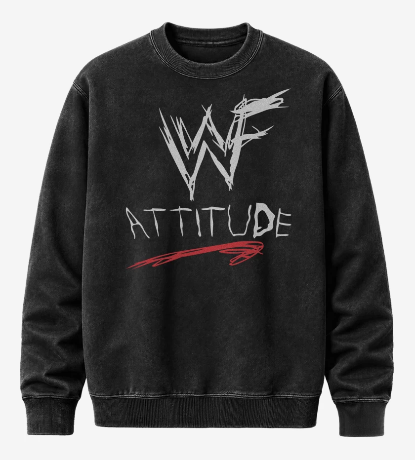 Poleron Polo Acid Wash WWF Attitude Era
