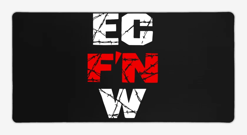 Mouse pad Gamer Negro de EC FN W