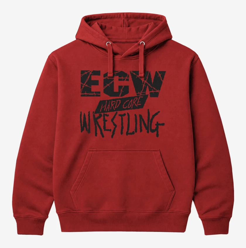 Polerón Canguro Rojo de ECW Hardcore Wrestling