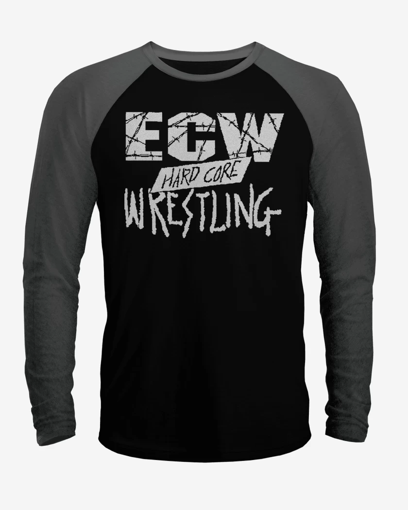 Polera Raglan ECW Hardcore Wrestling v2