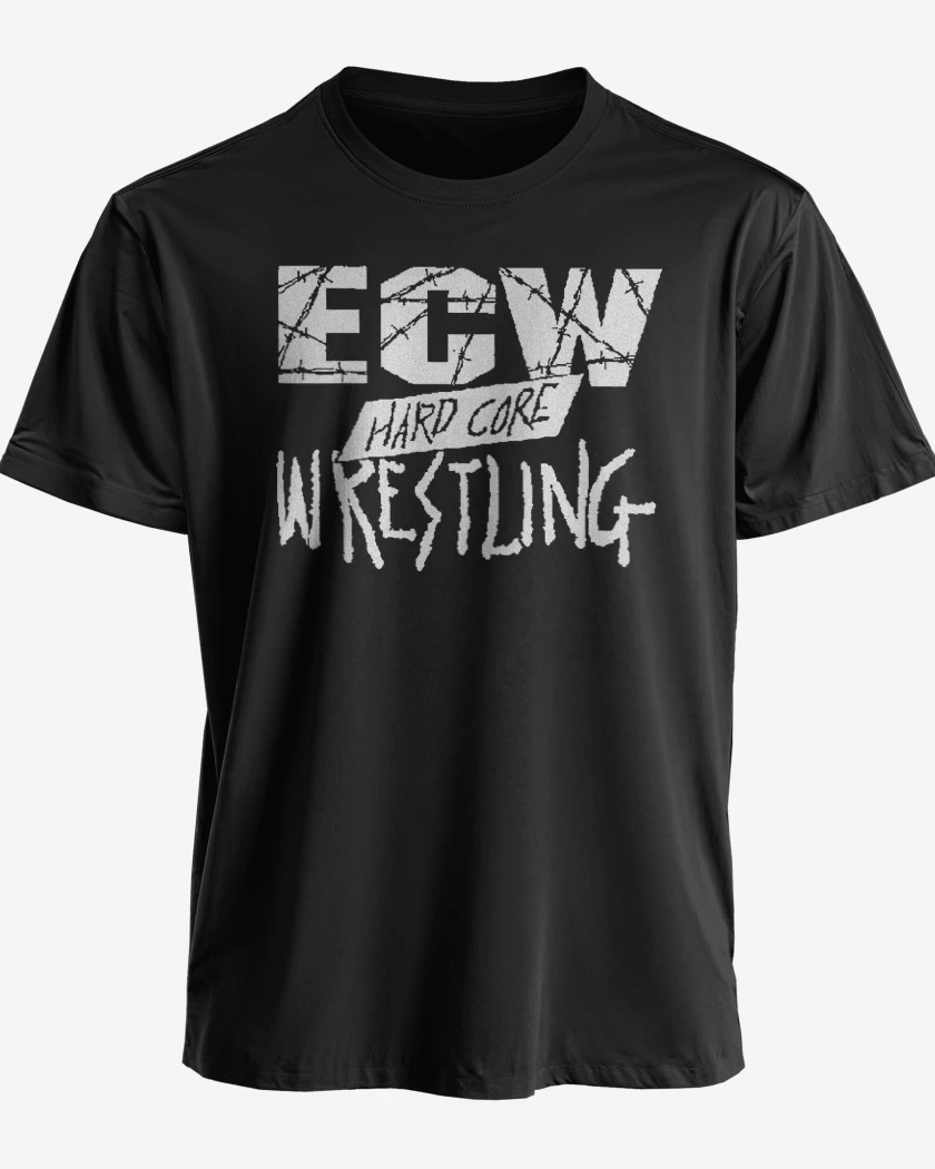 Polera premium Negro de ECW Hardcore Wrestling v2