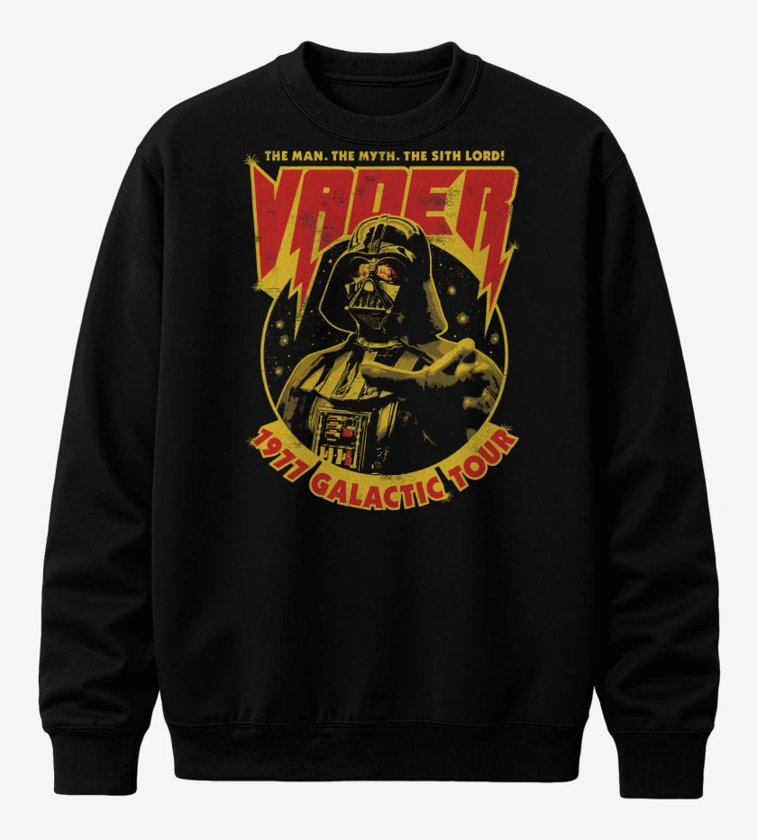 Poleron polo Negro de Star Wars Vader Galatic Tour