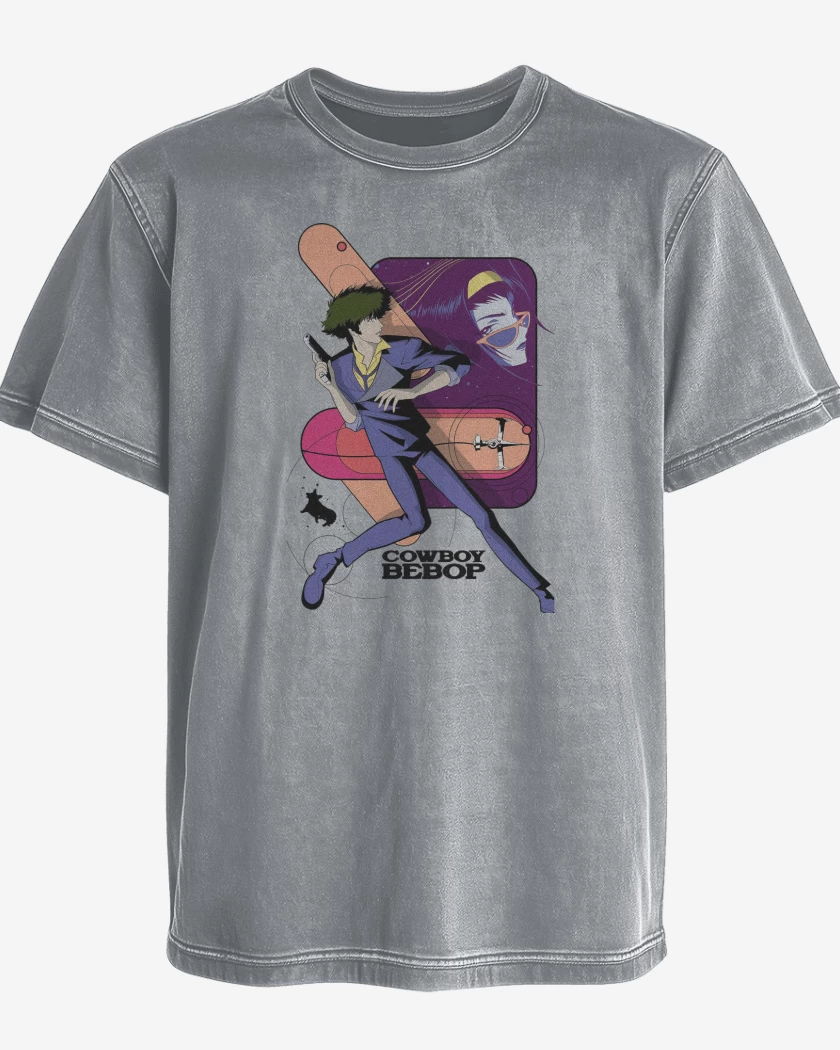 Polera desgastada Cowboy Bebop Vaqueros del Espacio