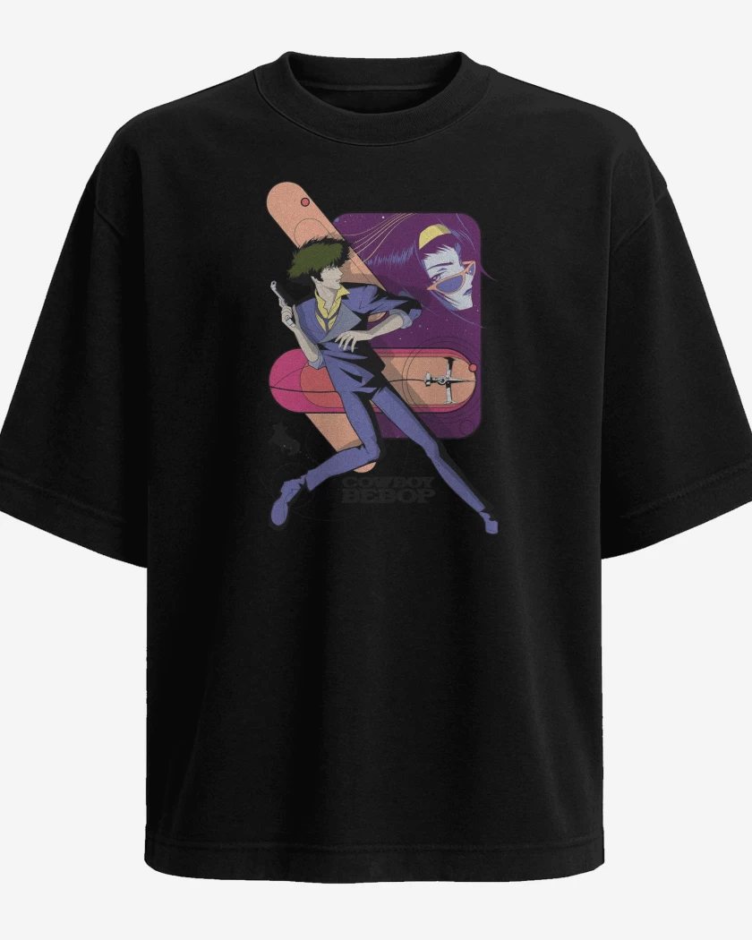 Polera Oversize Cowboy Bebop Vaqueros del Espacio