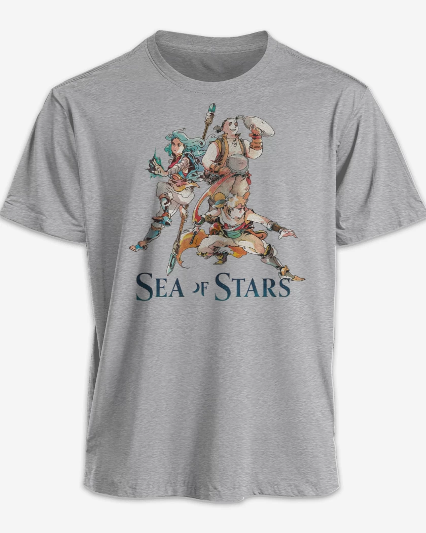 Polera premium Gris Melange de Sea of Stars