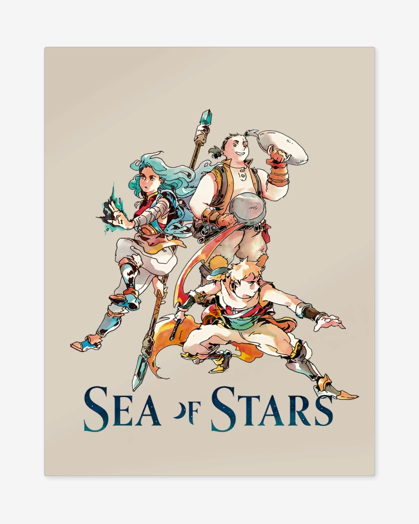 Print metalico Beige de Sea of Stars