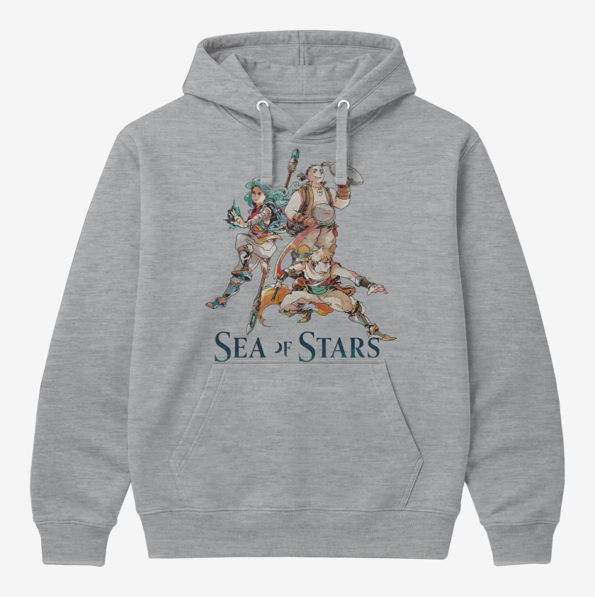 Polerón Canguro Gris Melange de Sea of Stars