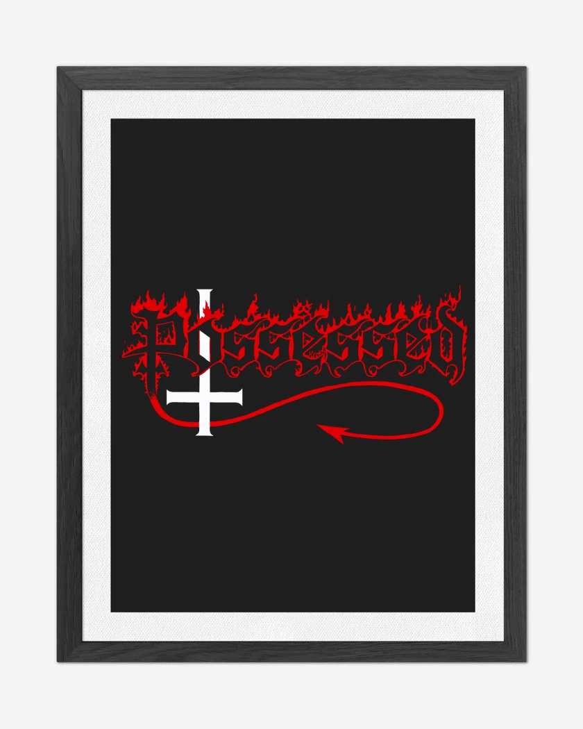 Cuadro decorativo Possessed Logo
