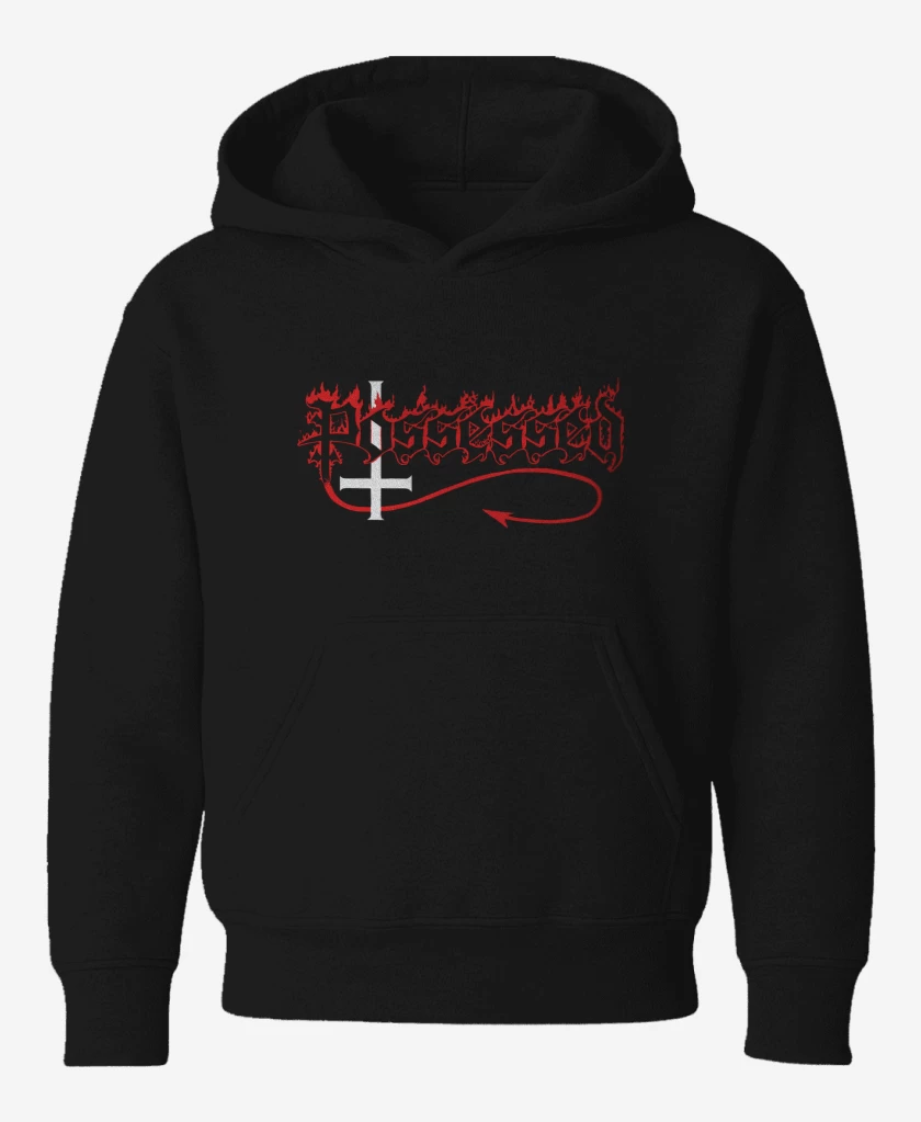 Poleron de niño Negro de Possessed Logo