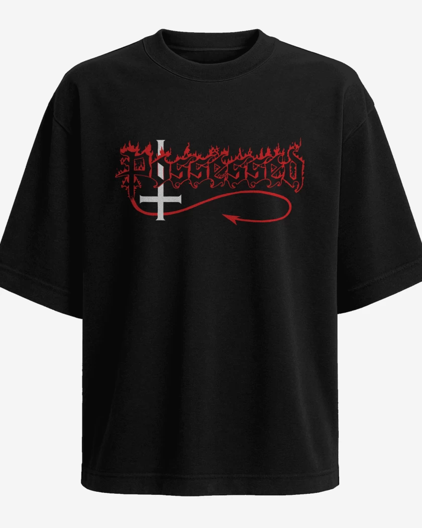 Polera Oversize Possessed Logo