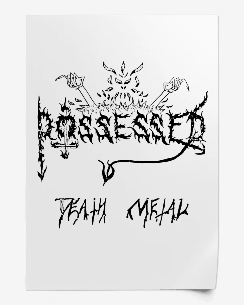 Print Possessed Death Metal Demo