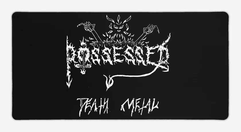 Mouse pad Gamer Possessed Death Metal Demo v2