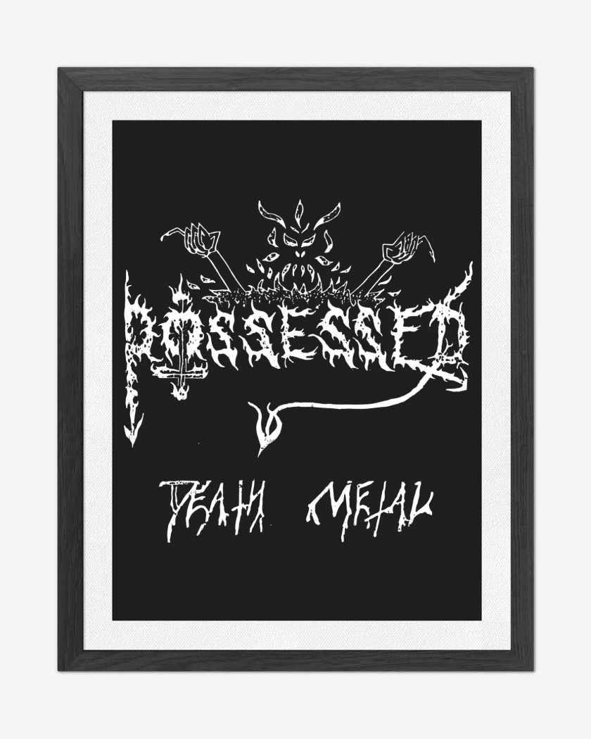 Cuadro decorativo Possessed Death Metal Demo v2