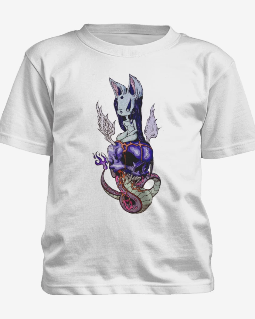 Polera de niño Blanco de The great skull