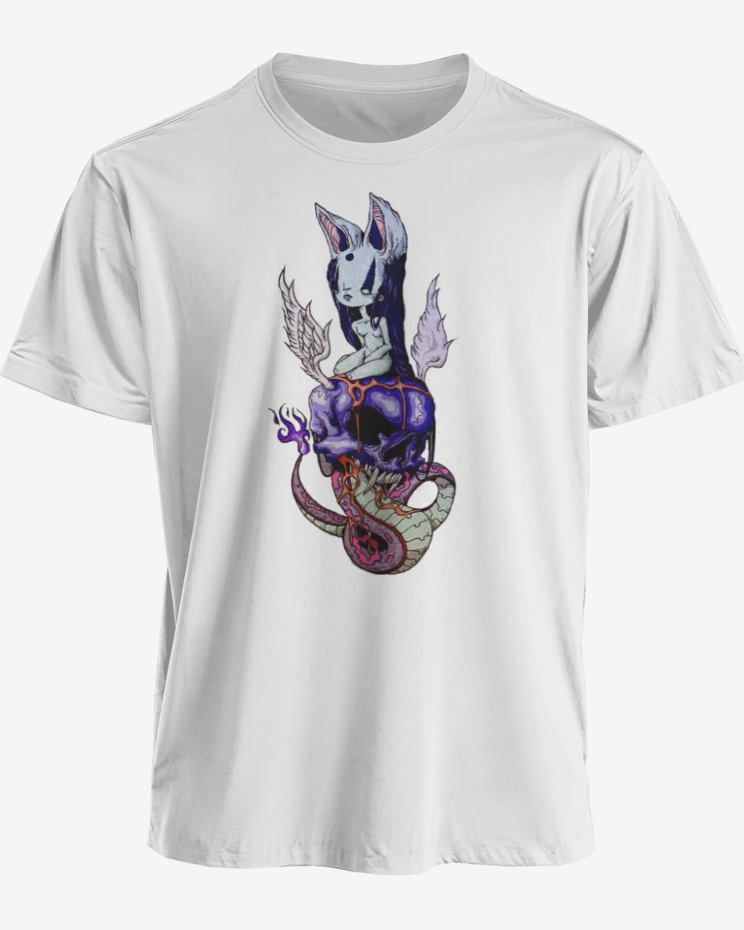 Polera premium Blanco de The great skull