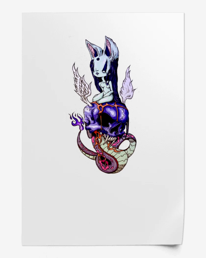Print Blanco de The great skull