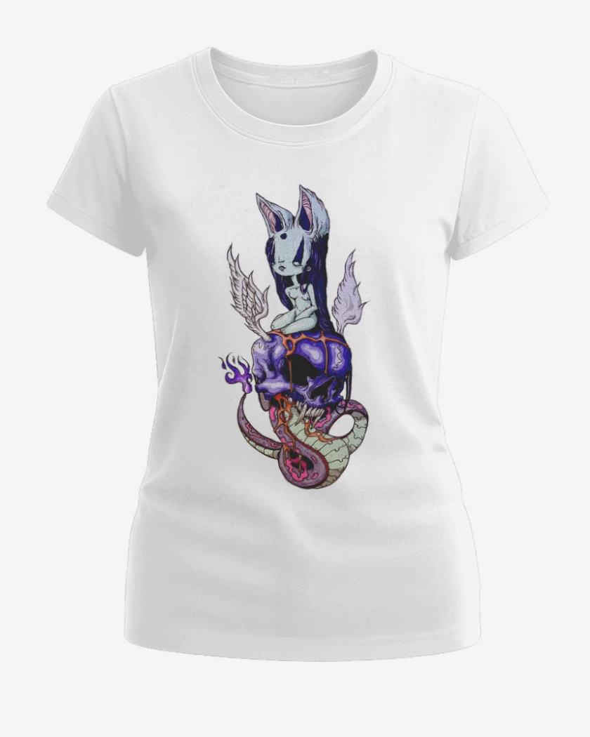 Polera de Mujer Blanco de The great skull