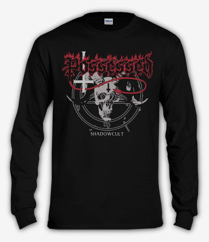Polera manga larga Negro de Possessed Shadowcult