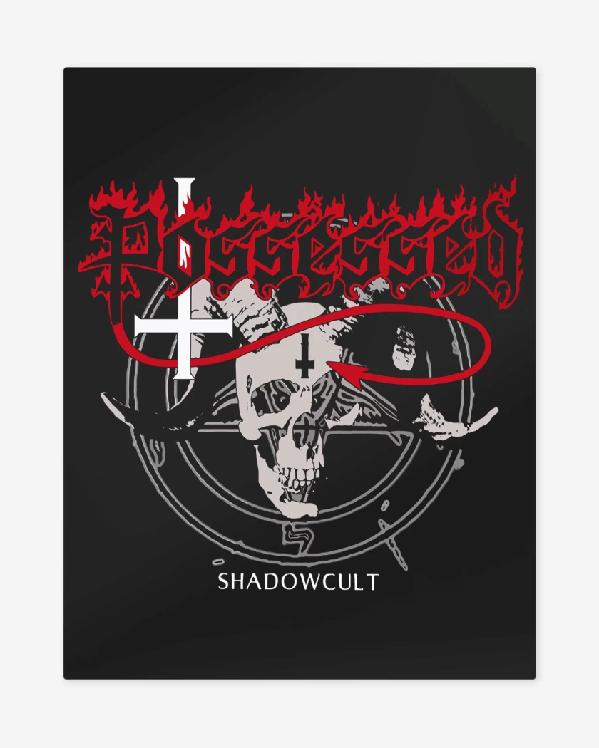 Print metalico Negro de Possessed Shadowcult