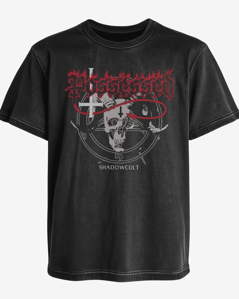 Polera desgastada Possessed Shadowcult