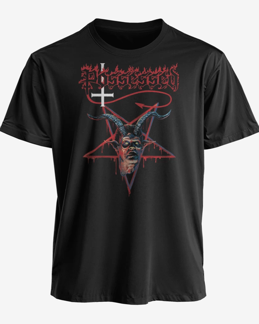Polera premium Negro de Possessed Live 1986