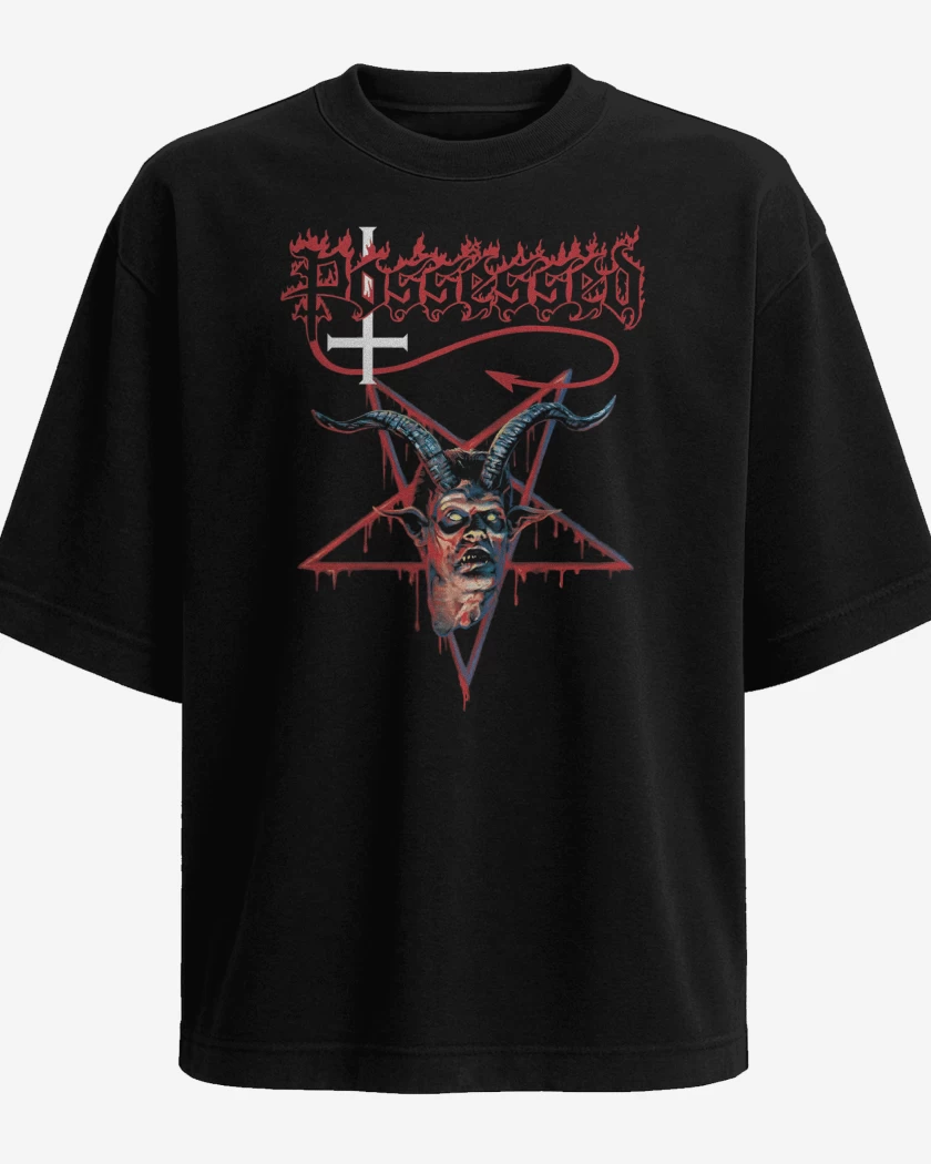 Polera Oversize Possessed Live 1986