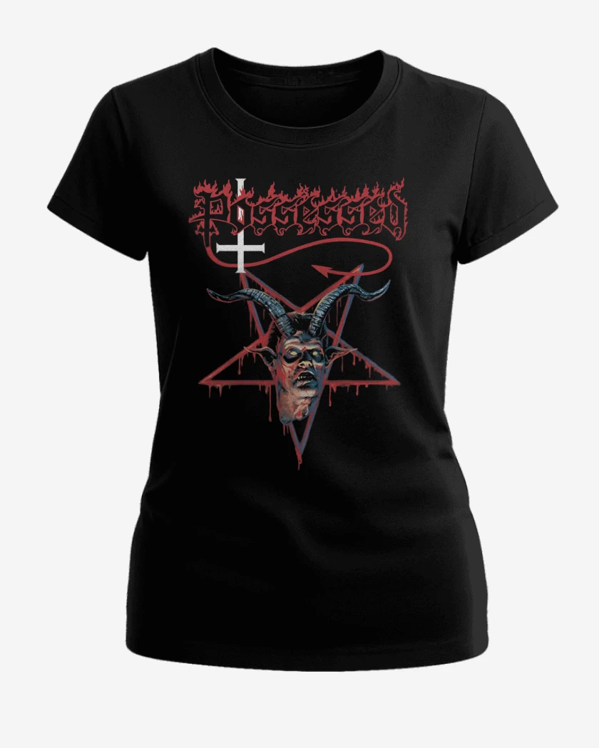 Polera de Mujer Negro de Possessed Live 1986