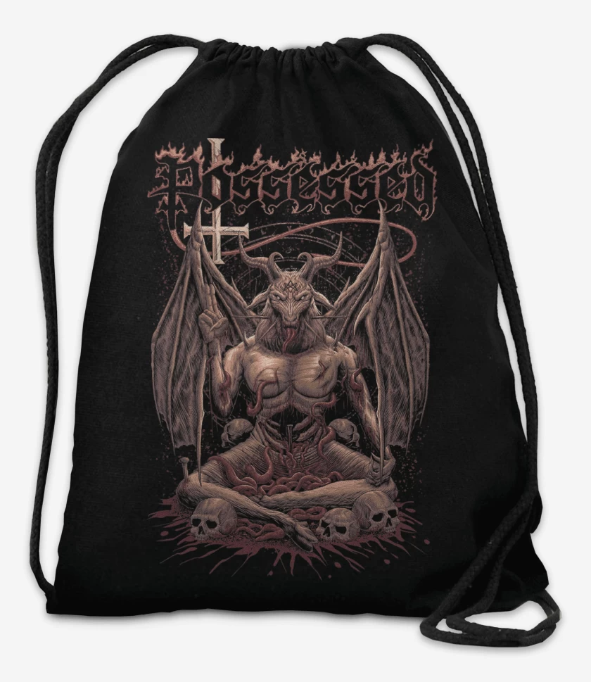 Mochila Negro de Possessed Baphomet