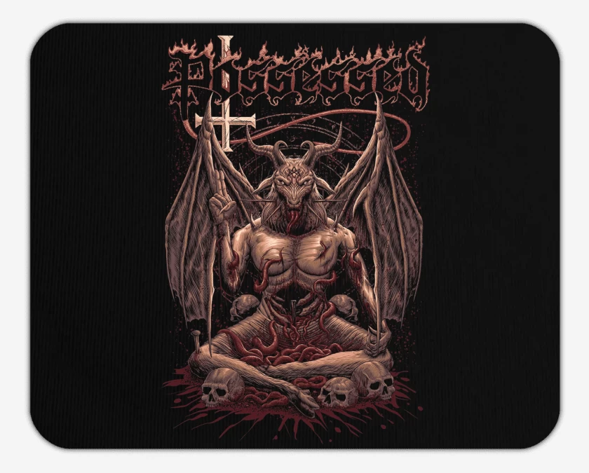Mousepad Possessed Baphomet
