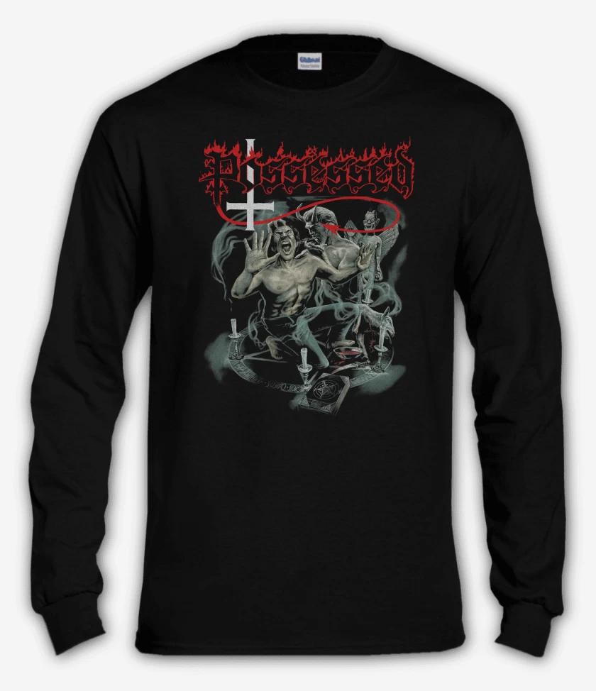 Polera manga larga Negro de Possessed Death Metal