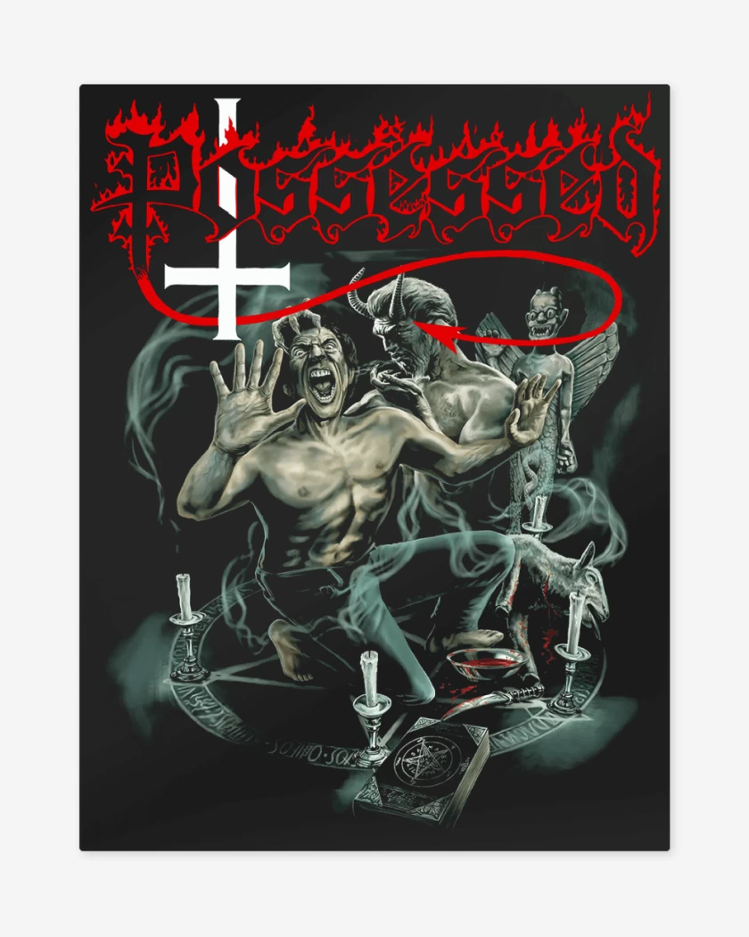 Print metalico Possessed Death Metal