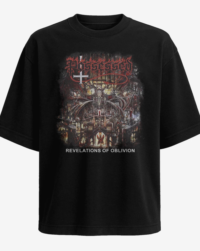 Polera Oversize Possessed Revelations of Oblivion