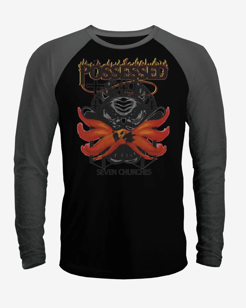 Polera Raglan Possessed 7 Iglesias
