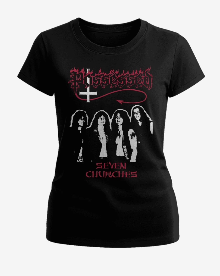 Polera de Mujer Negro de Possessed Band