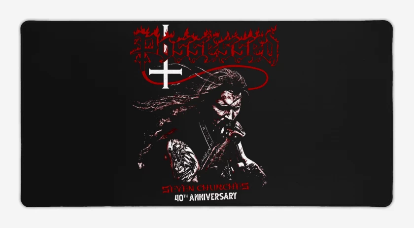 Mouse pad Gamer Negro de Possessed Jeff Becerra 