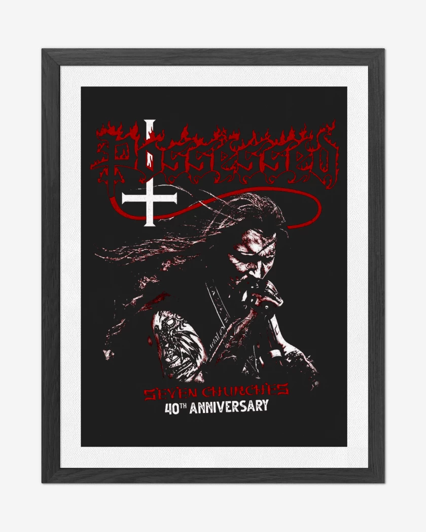 Cuadro decorativo Negro de Possessed Jeff Becerra 