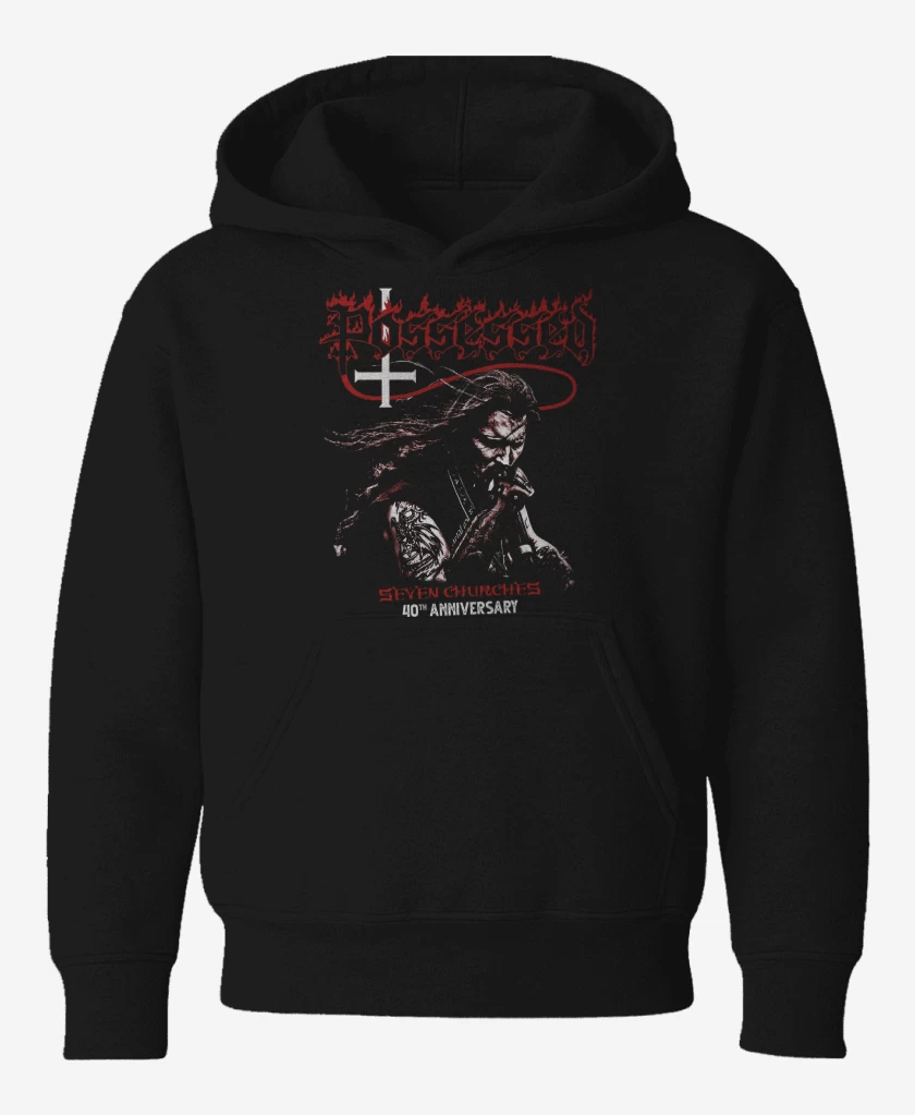 Poleron de niño Negro de Possessed Jeff Becerra 