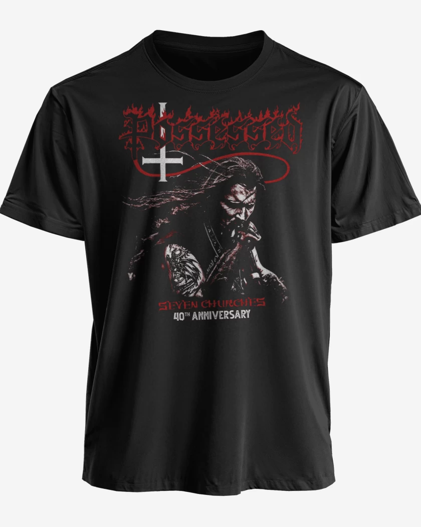 Polera premium Negro de Possessed Jeff Becerra 