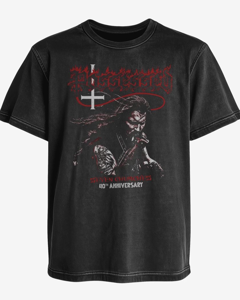 Polera desgastada Possessed Jeff Becerra 