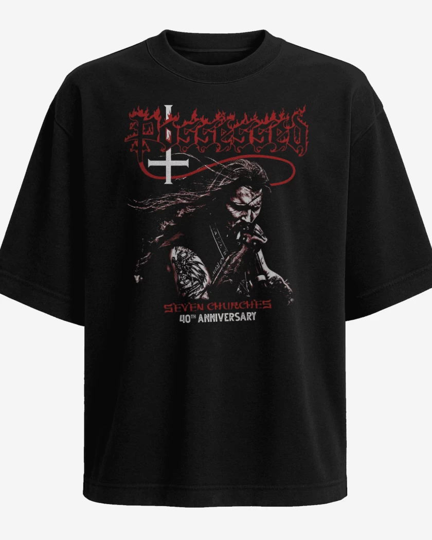 Polera Oversize Possessed Jeff Becerra 