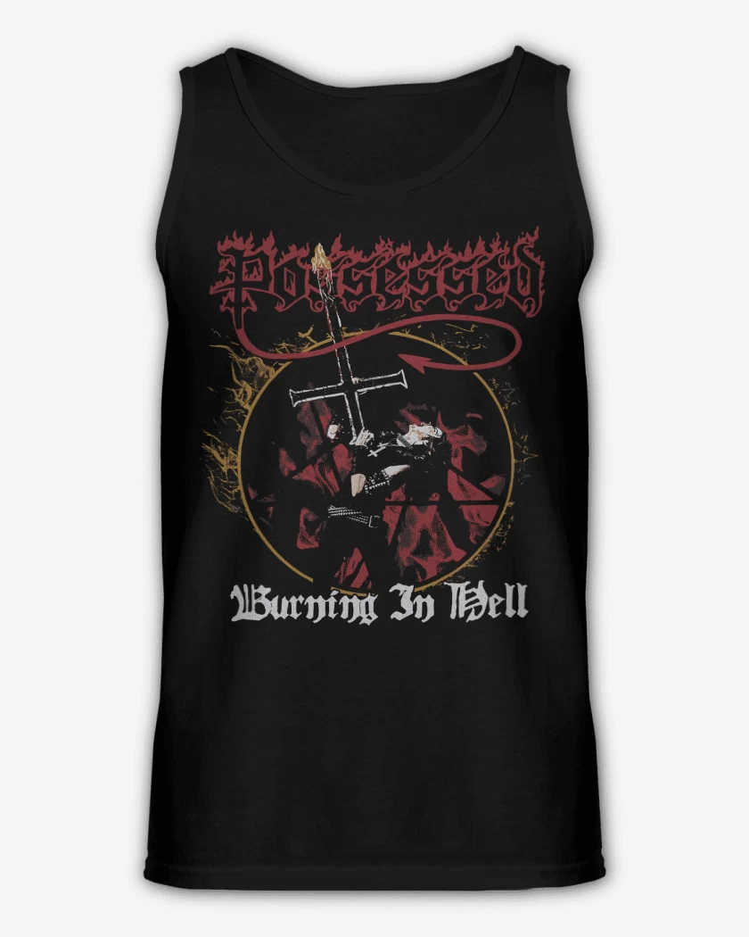 Sudadera Possessed Burning in Hell