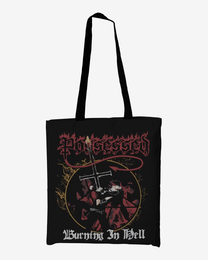 Totebag Possessed Burning in Hell