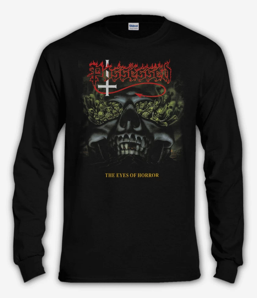 Polera manga larga Possessed The Eyes of Horror