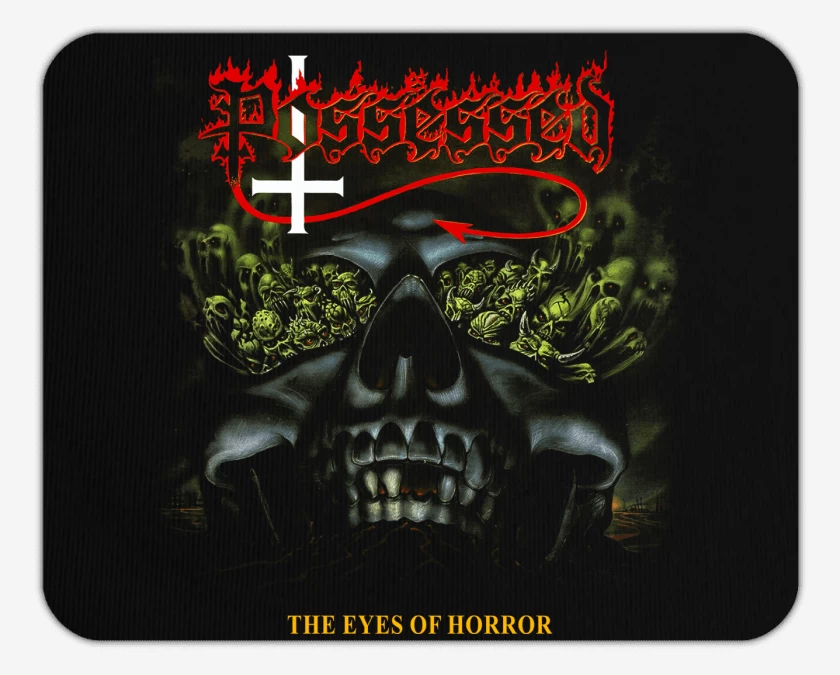 Mousepad Possessed The Eyes of Horror