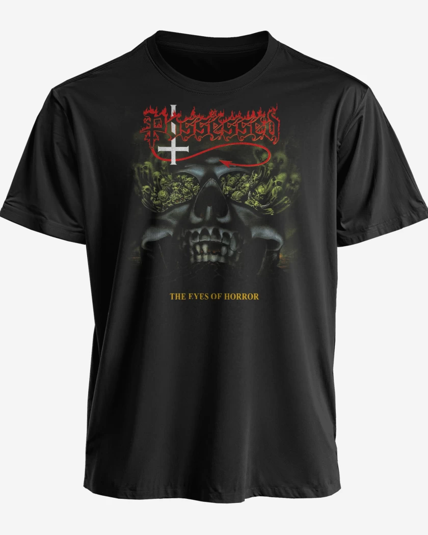 Polera premium Negro de Possessed The Eyes of Horror